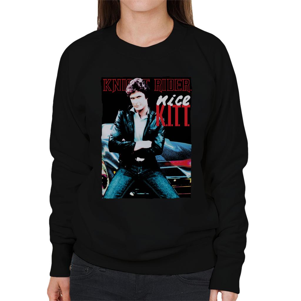 Knight Rider Nice KITT Women's Sweatshirt-ALL + EVERY