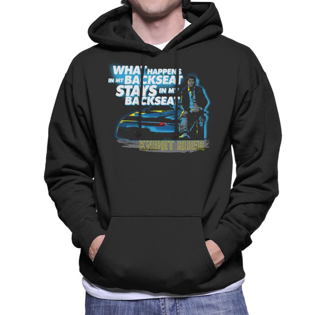 Knight Rider What Happens In My Backseat Stays In My Backseat Men's Hooded Sweatshirt-ALL + EVERY