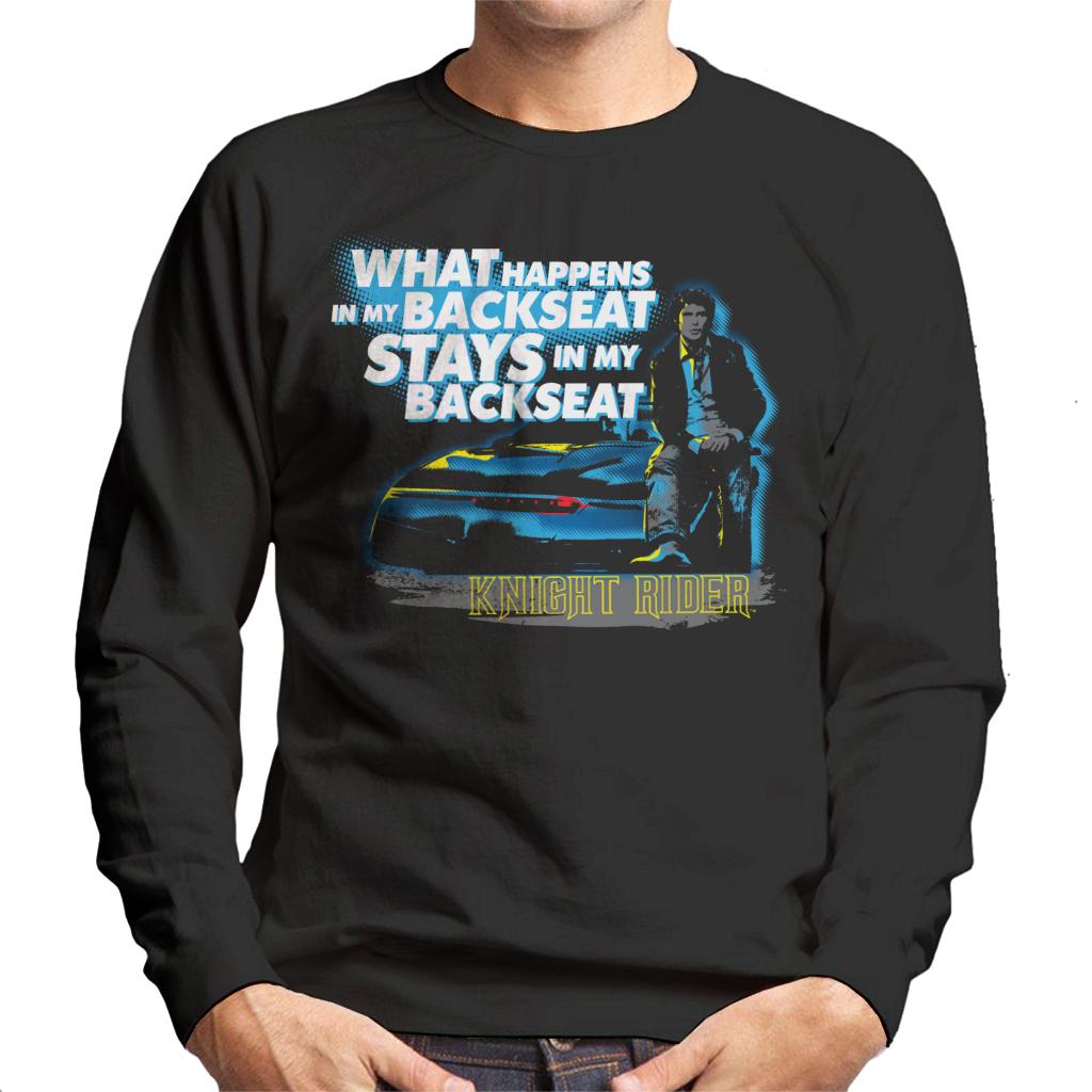 Knight Rider What Happens In My Backseat Stays In My Backseat Men's Sweatshirt-ALL + EVERY