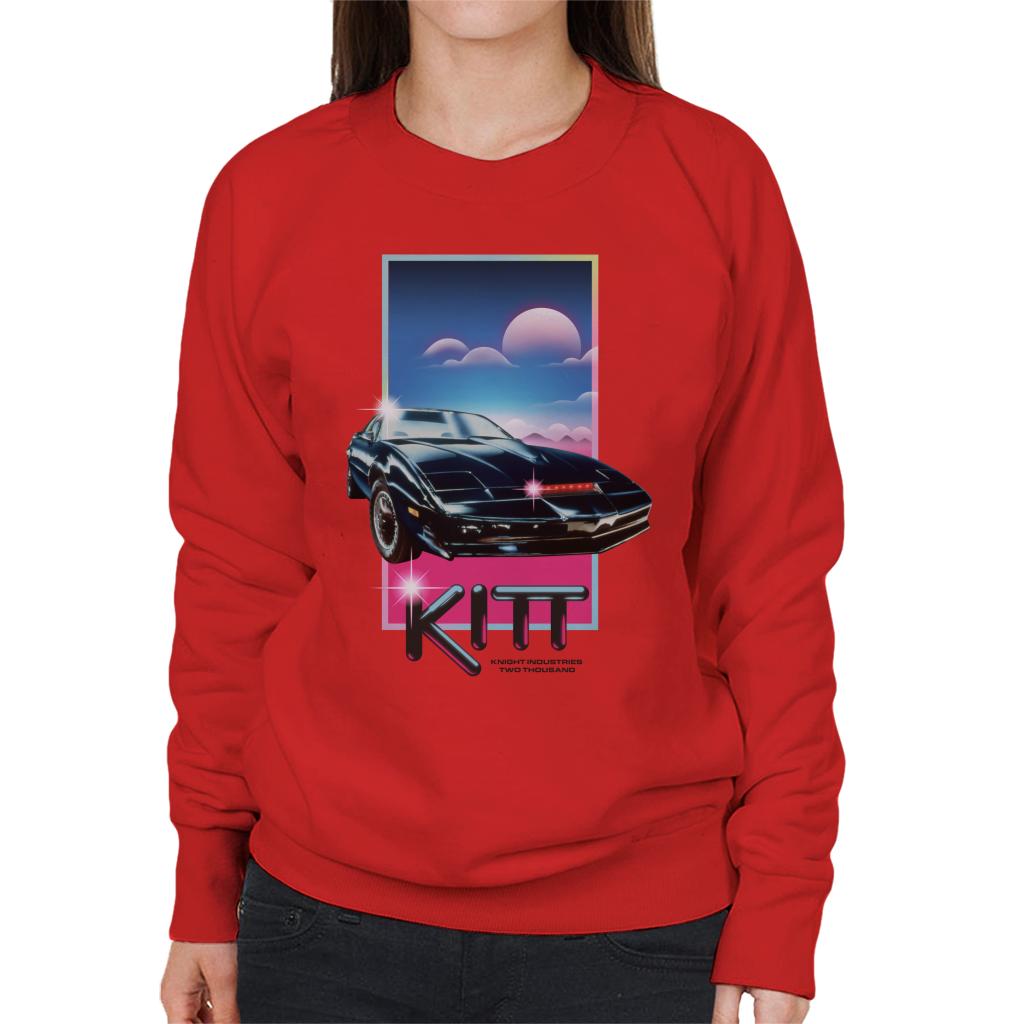 Knight Rider Knight Industries Two Thousand Women's Sweatshirt-ALL + EVERY