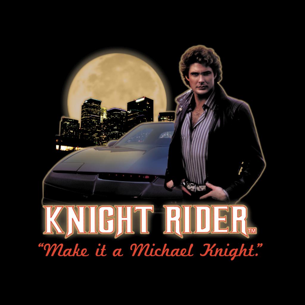 Knight Rider Make It A Michael Knight Women's Hooded Sweatshirt-ALL + EVERY