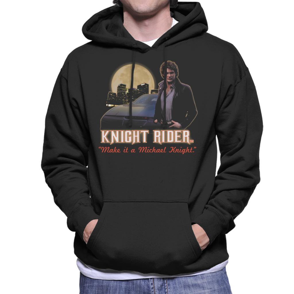 Knight Rider Make It A Michael Knight Men's Hooded Sweatshirt-ALL + EVERY