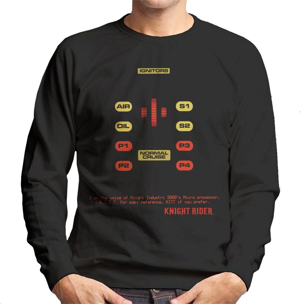 Knight Rider I Am The Voice Of Knight Industry 2000s Microprocessor Men's Sweatshirt-ALL + EVERY