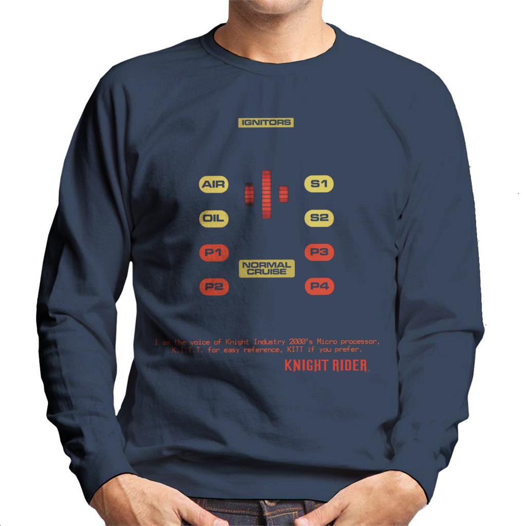 Knight Rider I Am The Voice Of Knight Industry 2000s Microprocessor Men's Sweatshirt-ALL + EVERY