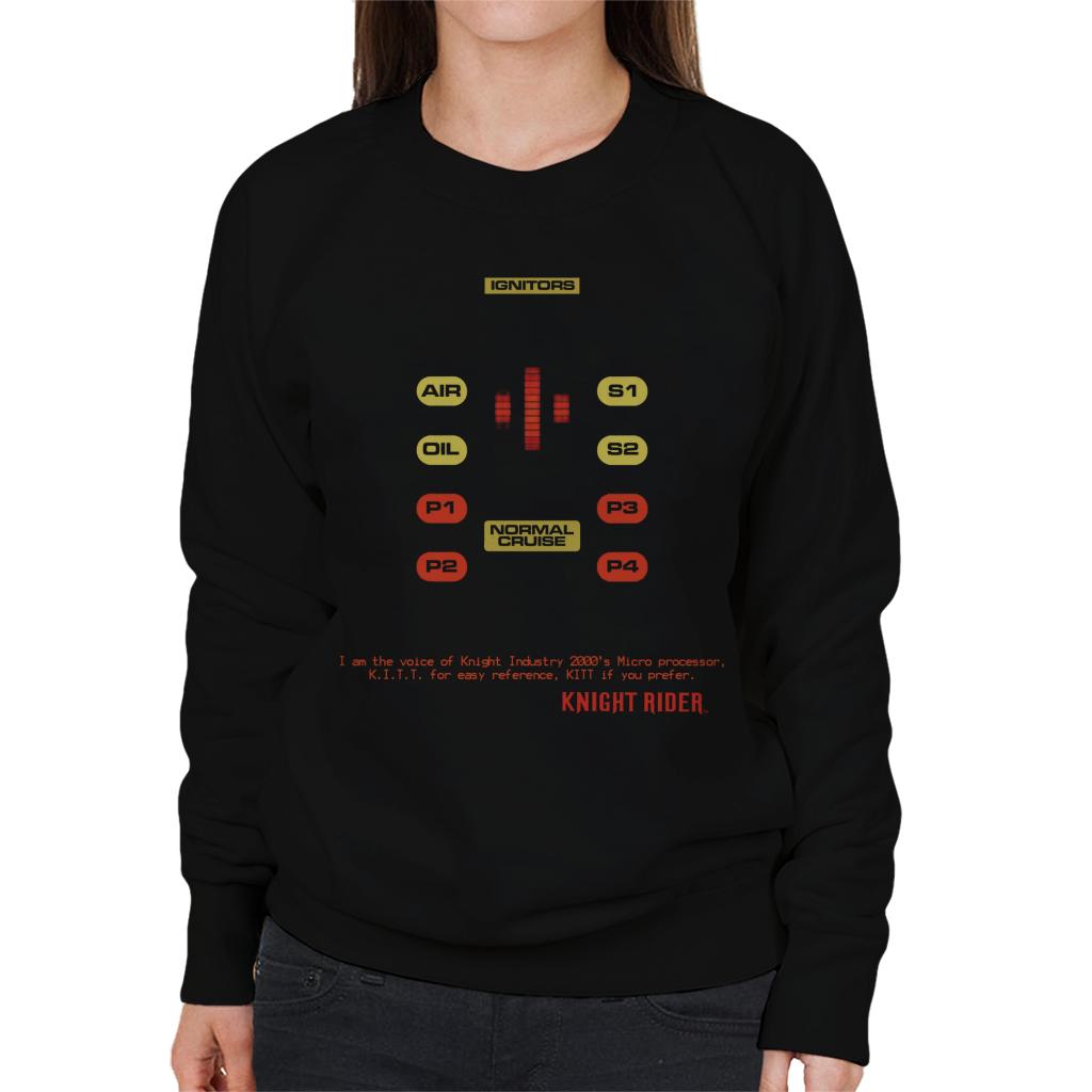 Knight Rider I Am The Voice Of Knight Industry 2000s Microprocessor Women's Sweatshirt-ALL + EVERY