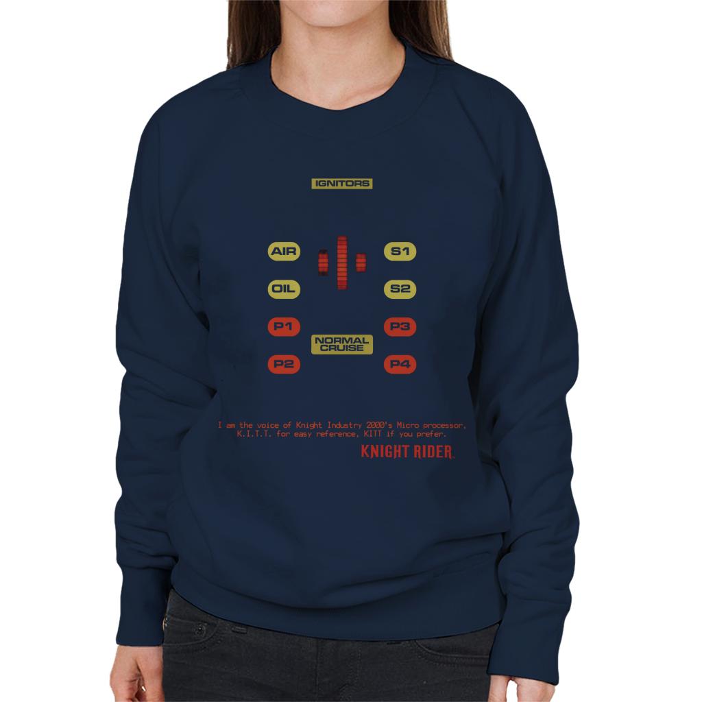 Knight Rider I Am The Voice Of Knight Industry 2000s Microprocessor Women's Sweatshirt-ALL + EVERY