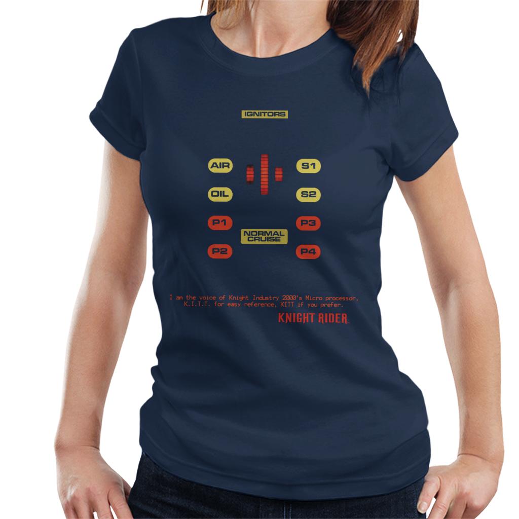 Knight Rider I Am The Voice Of Knight Industry 2000s Microprocessor Women's T-Shirt-ALL + EVERY