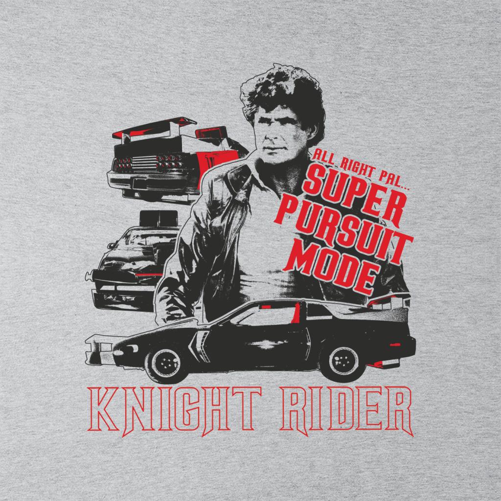 Knight Rider All Right Pal Super Pursuit Mode Men's T-Shirt-ALL + EVERY