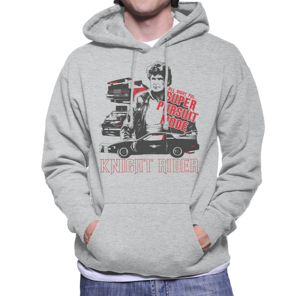 Knight Rider All Right Pal Super Pursuit Mode Men's Hooded Sweatshirt-ALL + EVERY