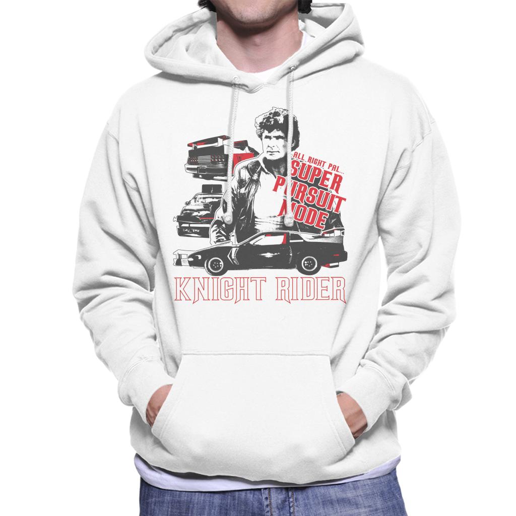 Knight Rider All Right Pal Super Pursuit Mode Men's Hooded Sweatshirt-ALL + EVERY