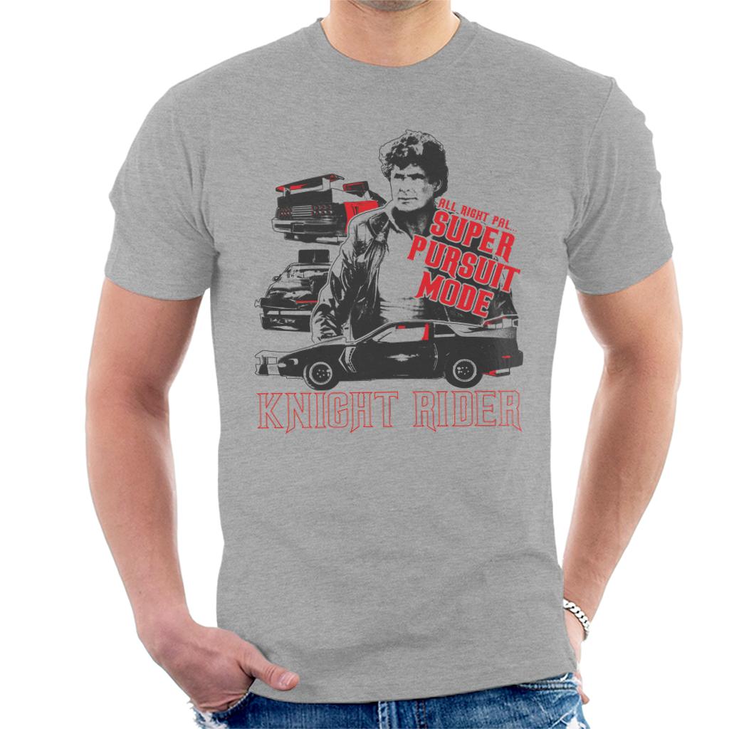 Knight Rider All Right Pal Super Pursuit Mode Men's T-Shirt-ALL + EVERY