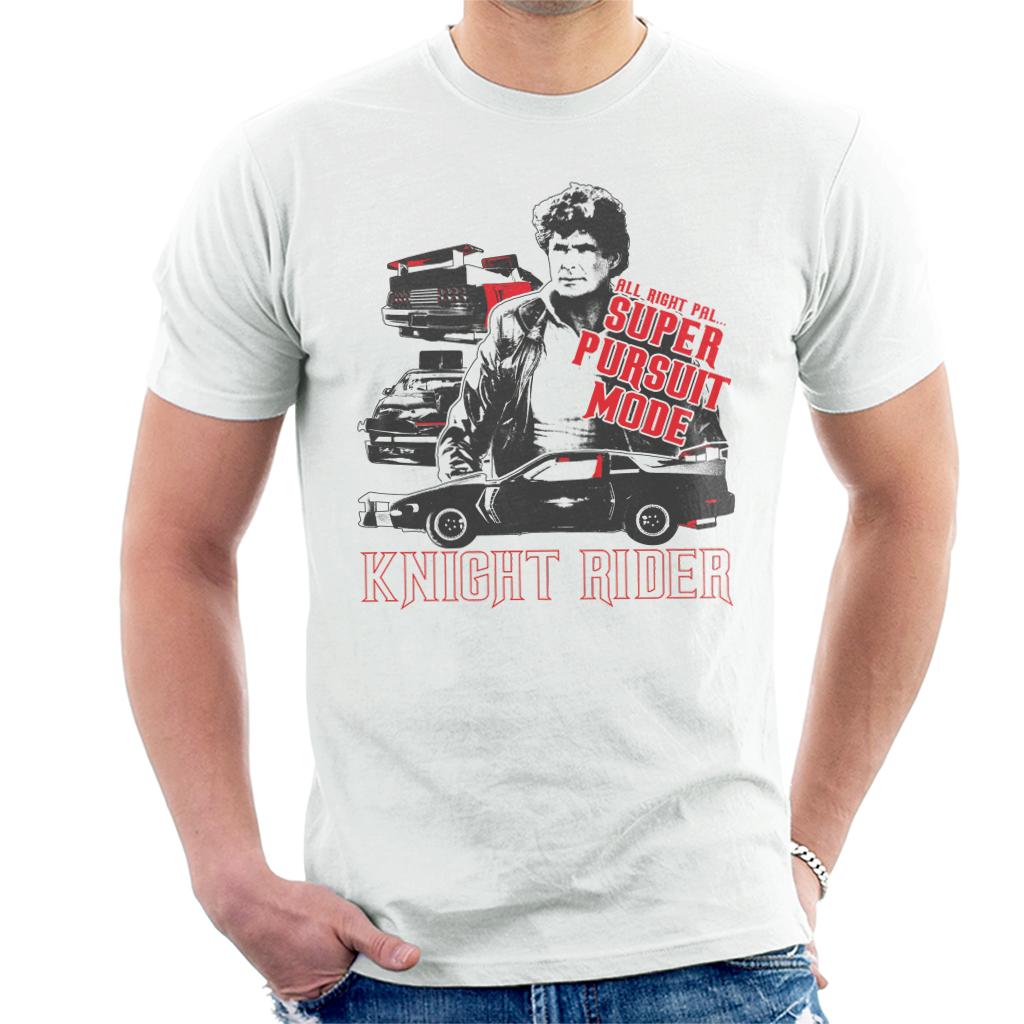 Knight Rider All Right Pal Super Pursuit Mode Men's T-Shirt-ALL + EVERY