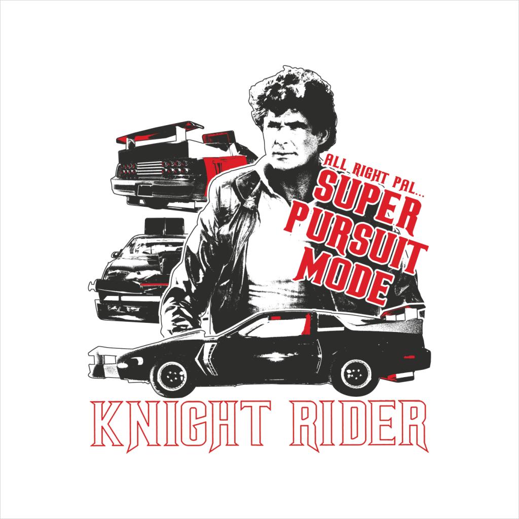 Knight Rider All Right Pal Super Pursuit Mode Men's T-Shirt-ALL + EVERY