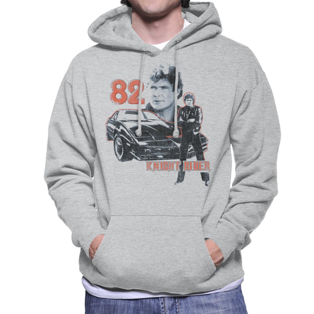 Knight Rider 82 Montage Men's Hooded Sweatshirt-ALL + EVERY