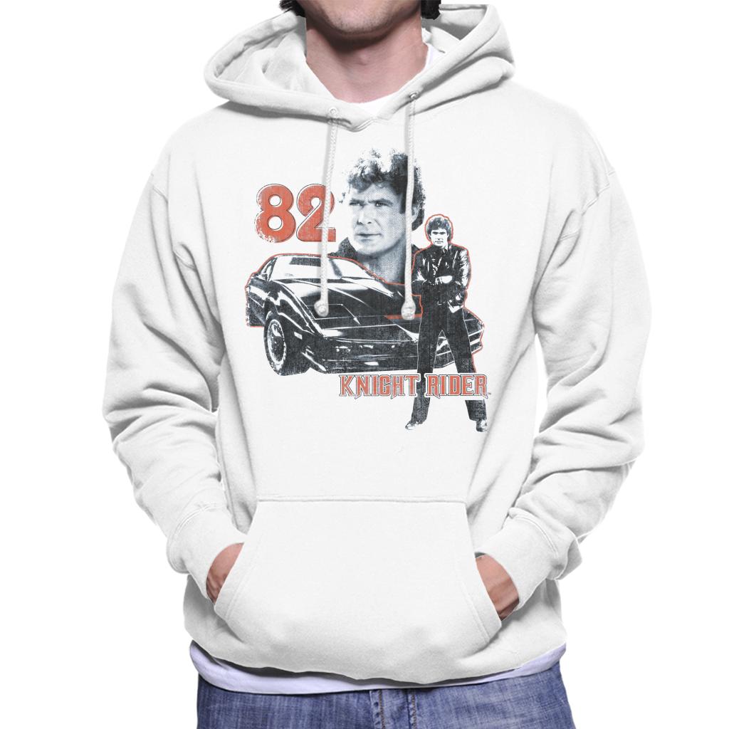 Knight Rider 82 Montage Men's Hooded Sweatshirt-ALL + EVERY