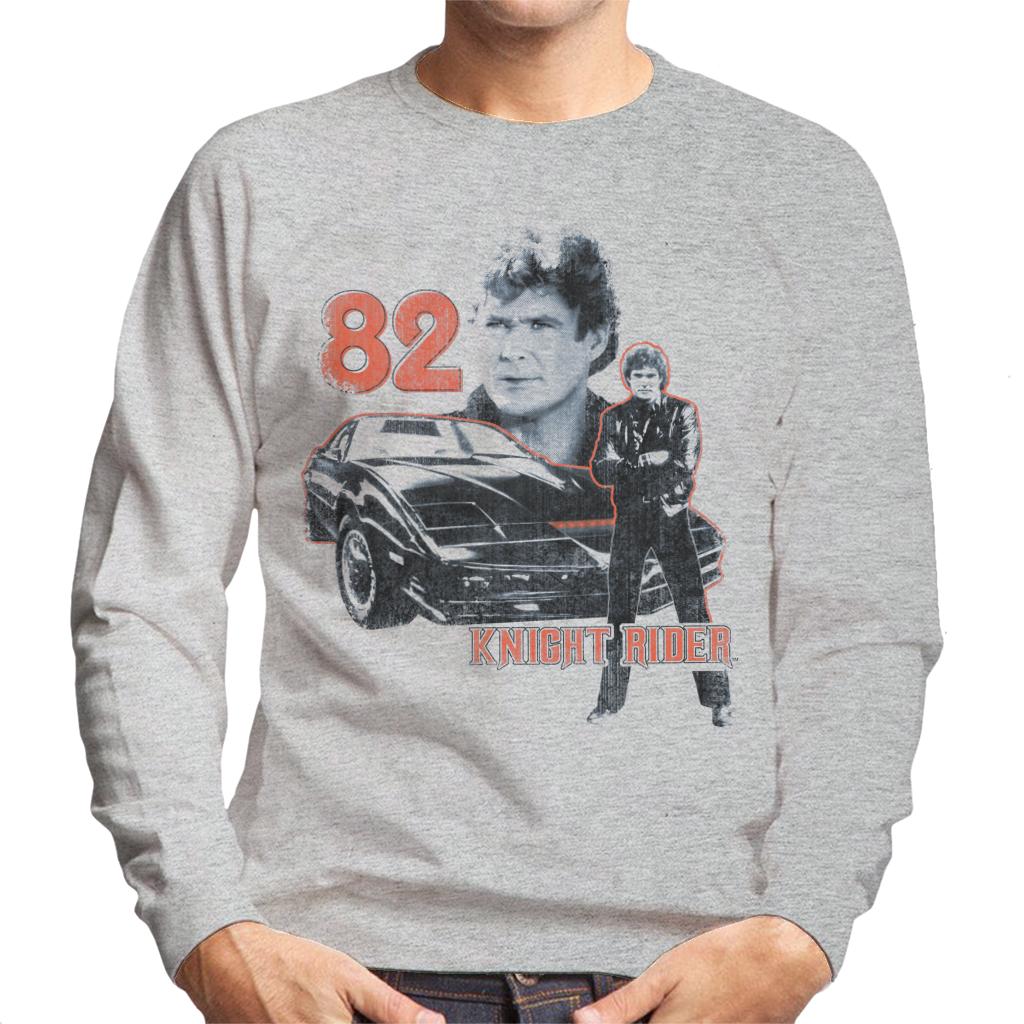 Knight Rider 82 Montage Men's Sweatshirt-ALL + EVERY