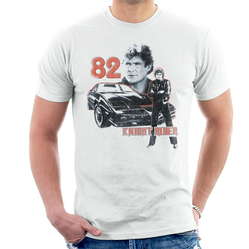 Knight Rider 82 Montage Men's T-Shirt-ALL + EVERY