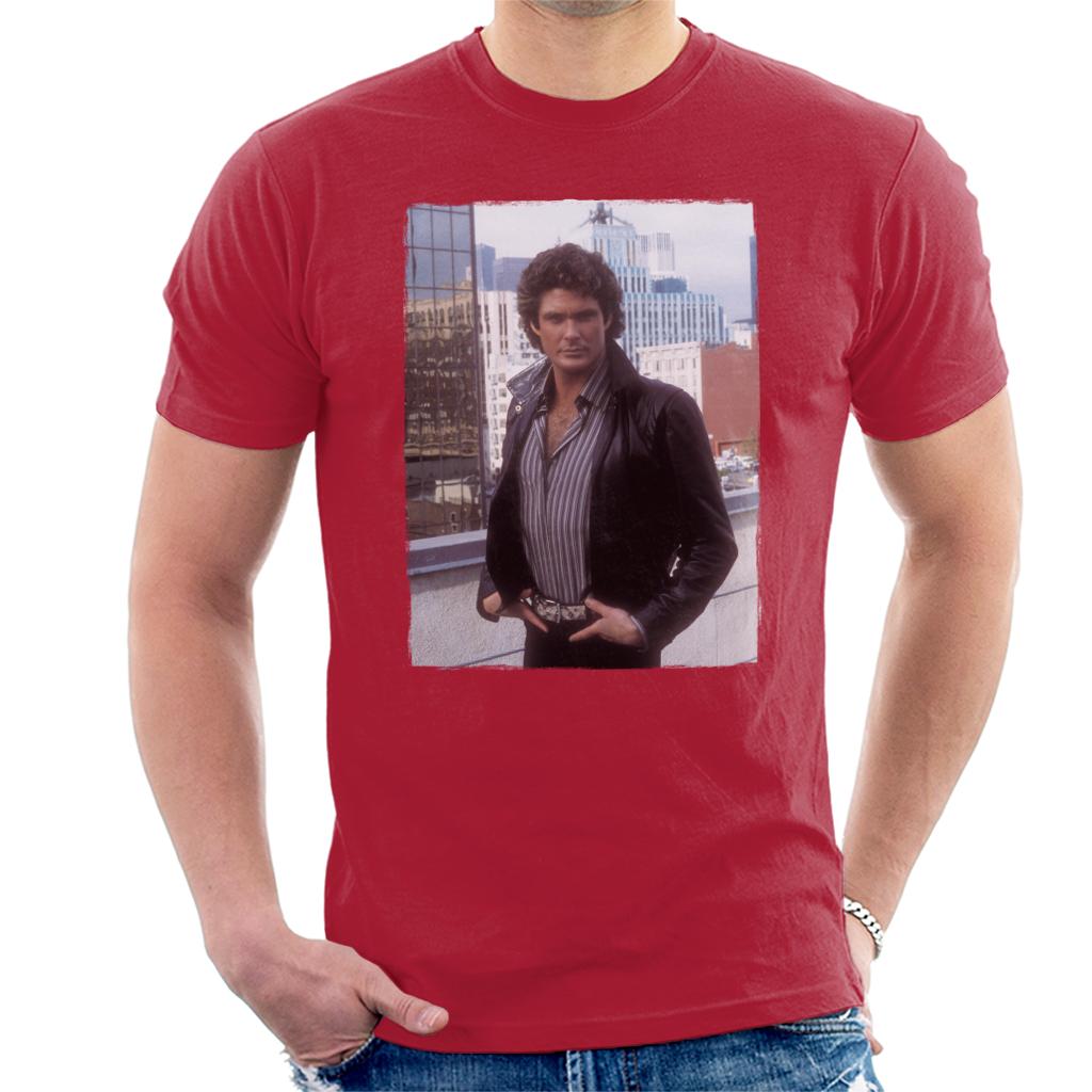 Knight Rider City Headshot Men's T-Shirt-ALL + EVERY