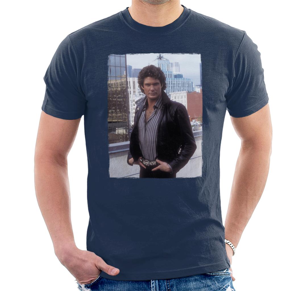 Knight Rider City Headshot Men's T-Shirt-ALL + EVERY