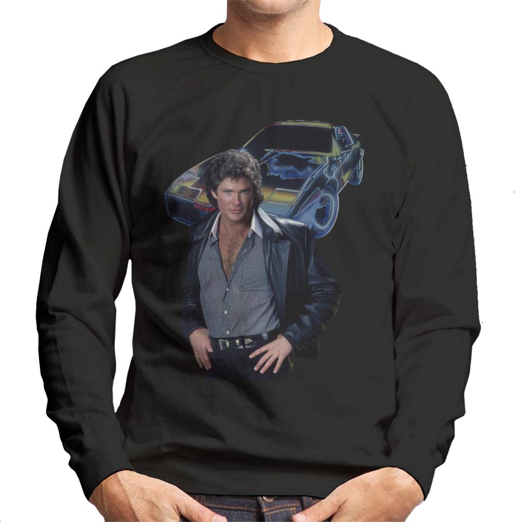 Knight Rider Michael Knight And KITT Men's Sweatshirt-ALL + EVERY