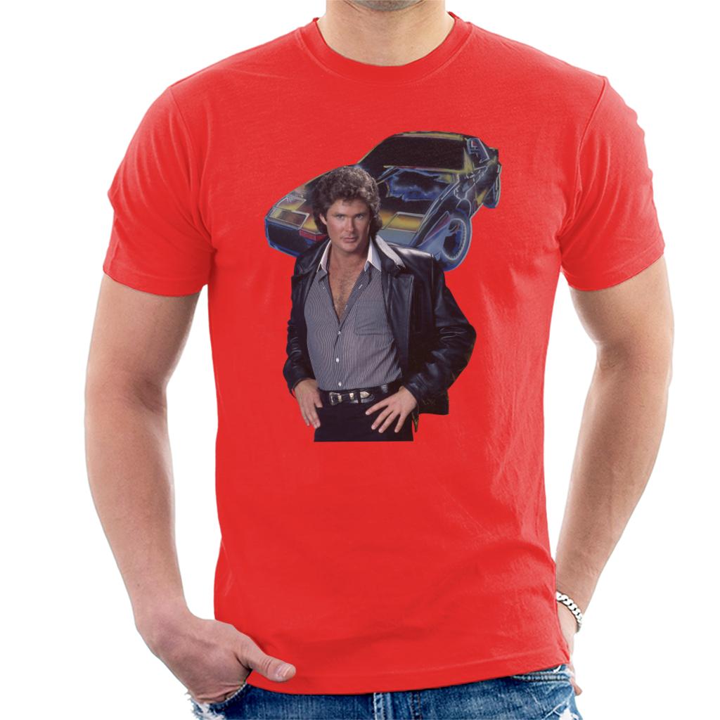 Knight Rider Michael Knight And KITT Men's T-Shirt-ALL + EVERY