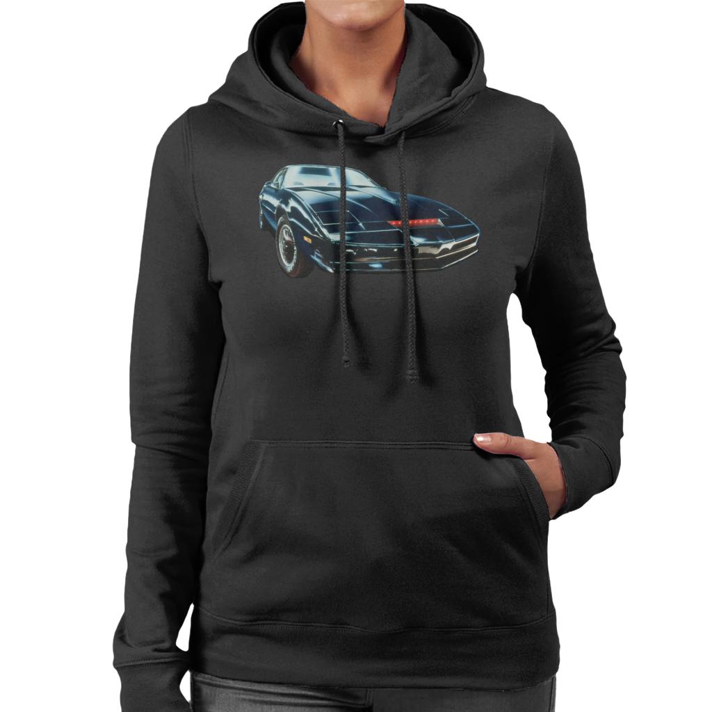 Knight Rider KITT The Supercar Women's Hooded Sweatshirt-ALL + EVERY