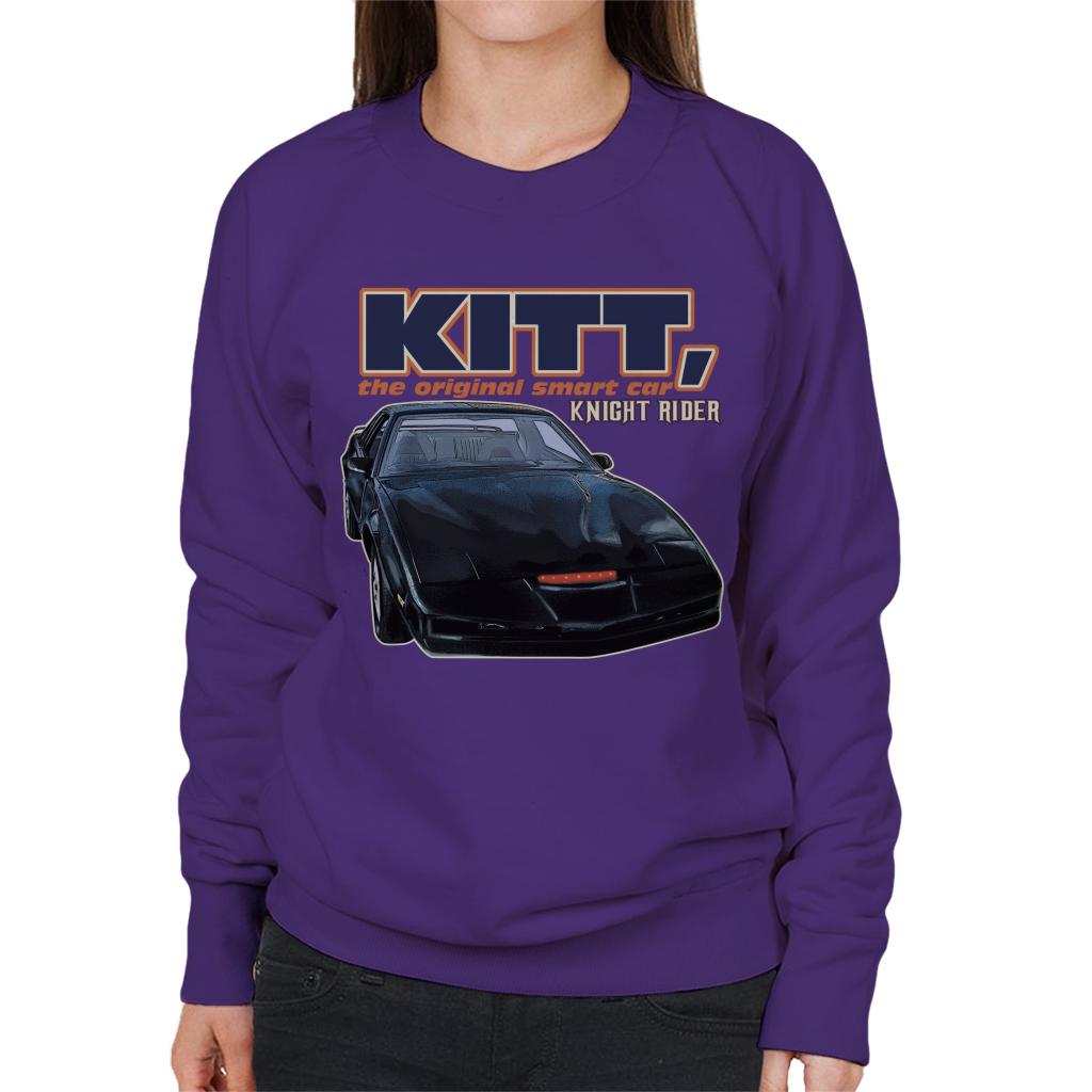 Knight Rider KITT The Original Smart Car Women's Sweatshirt-ALL + EVERY