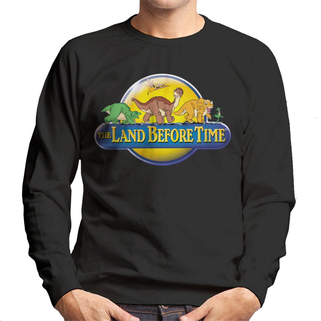 The Land Before Time Logo Men's Sweatshirt-ALL + EVERY