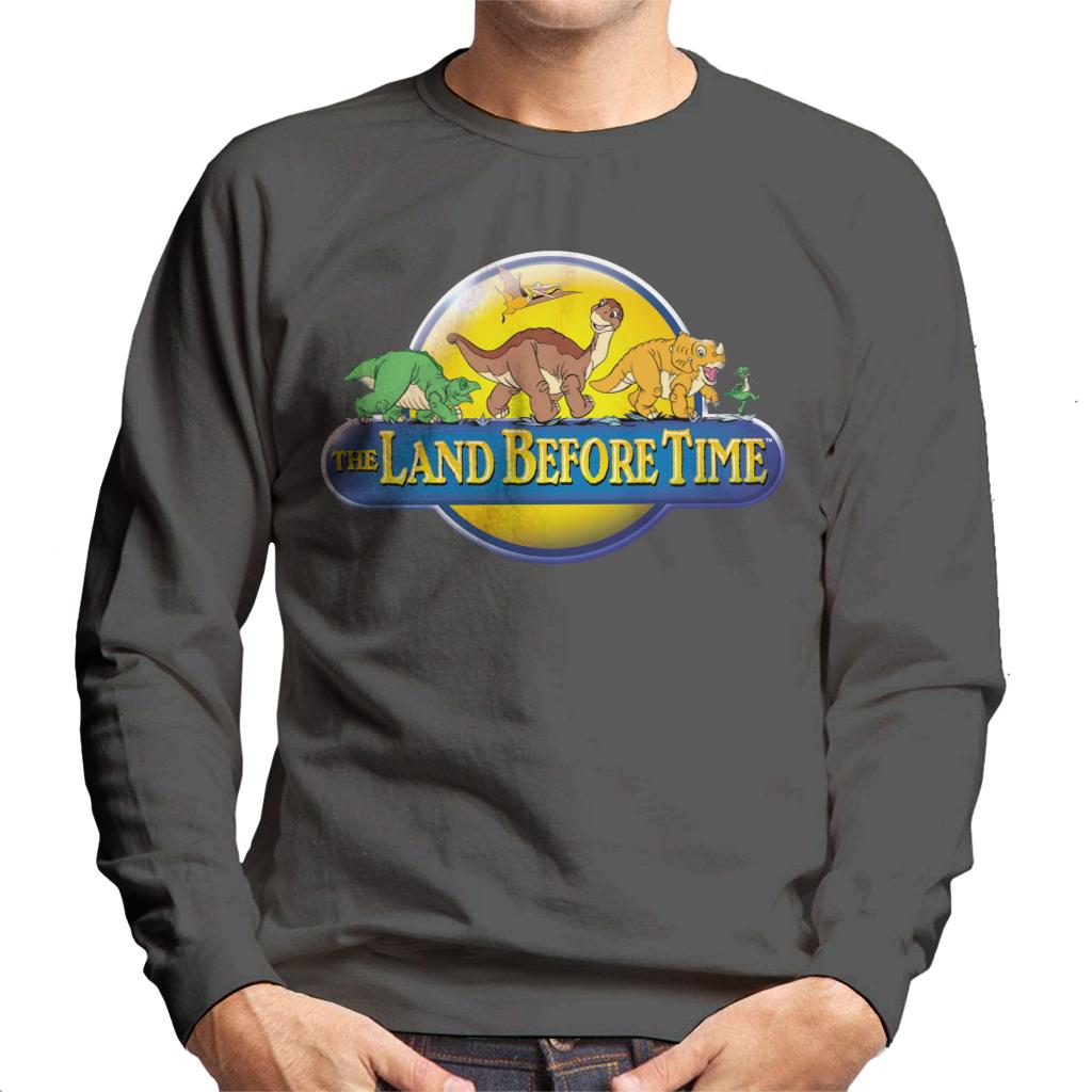 The Land Before Time Logo Men's Sweatshirt-ALL + EVERY