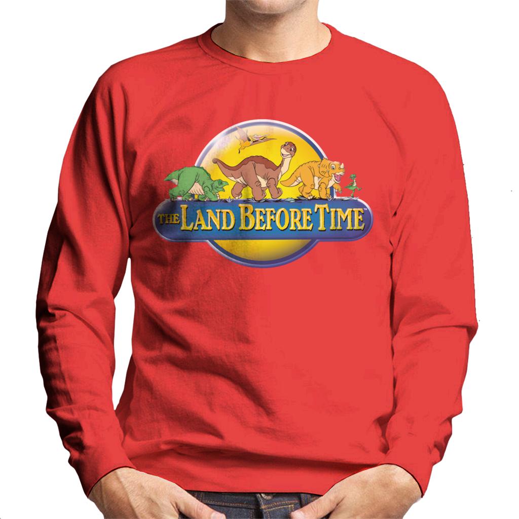 The Land Before Time Logo Men's Sweatshirt-ALL + EVERY