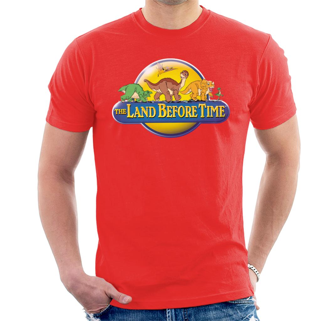 The Land Before Time Logo Men's T-Shirt-ALL + EVERY