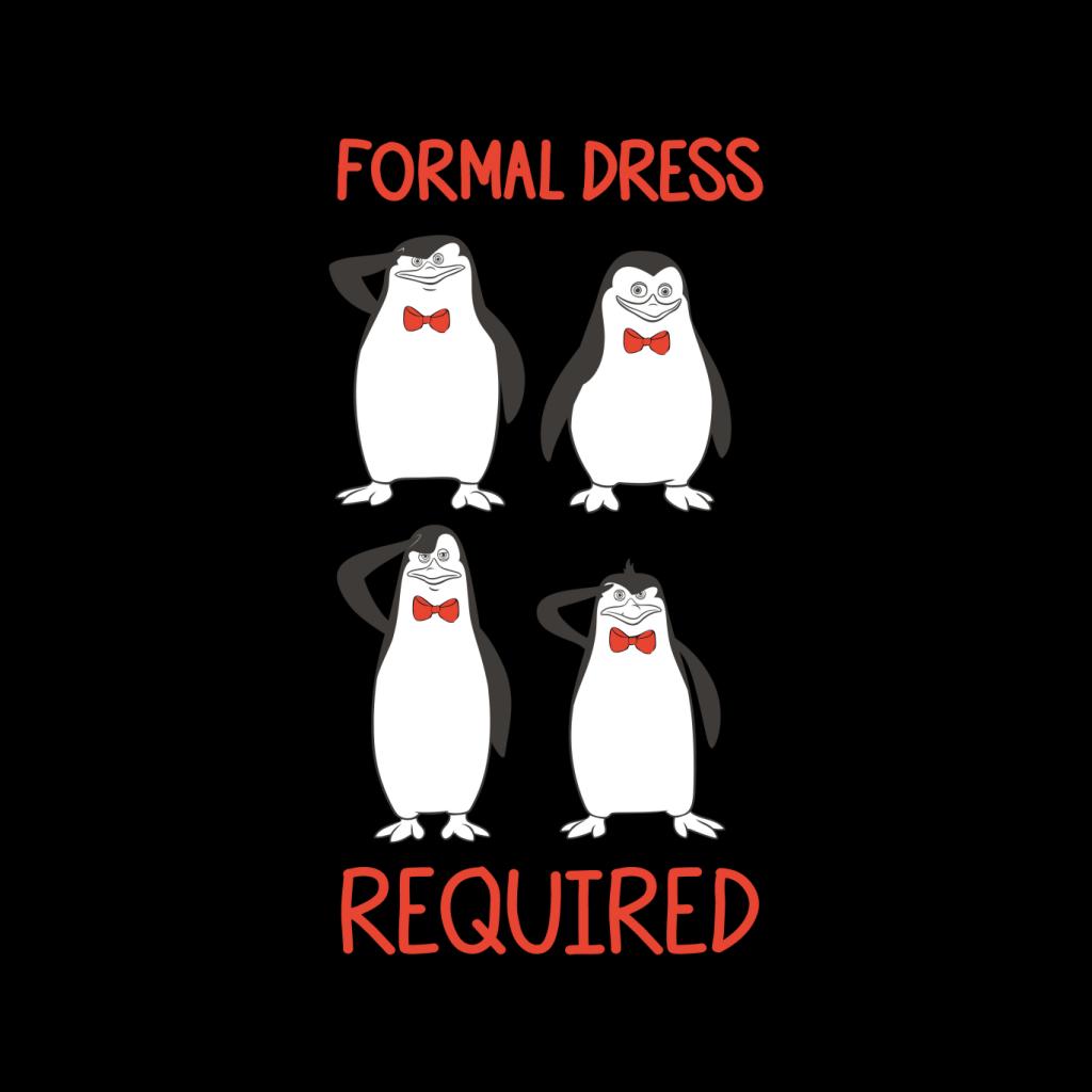 Madagascar Penguins Formal Dress Required Men's T-Shirt-ALL + EVERY