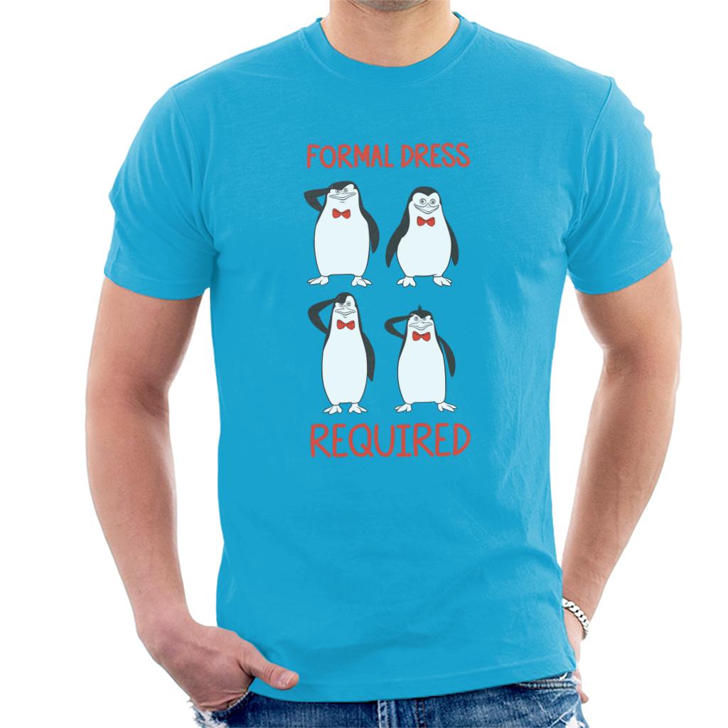 Madagascar Penguins Formal Dress Required Men's T-Shirt-ALL + EVERY