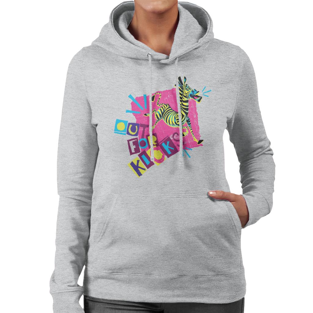 Madagascar Marty Out For Kicks Women's Hooded Sweatshirt-ALL + EVERY