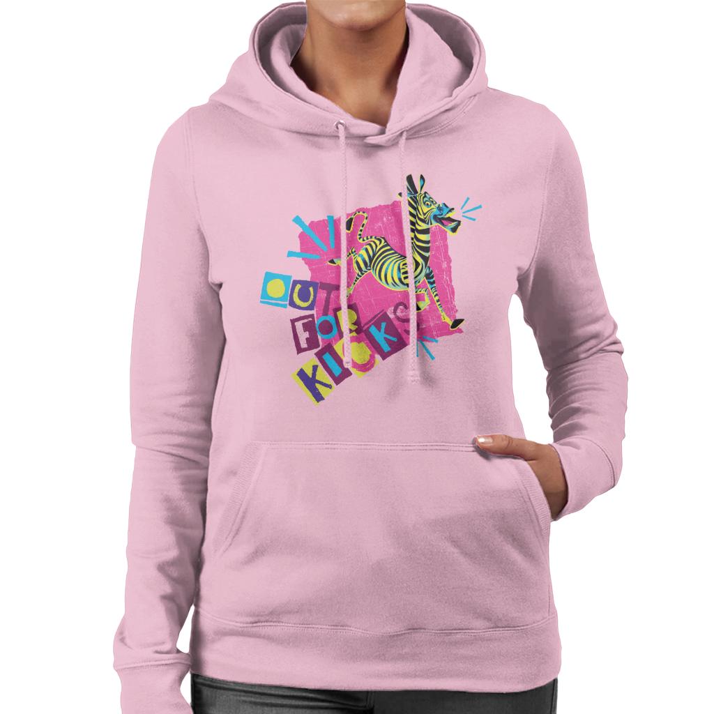 Madagascar Marty Out For Kicks Women's Hooded Sweatshirt-ALL + EVERY