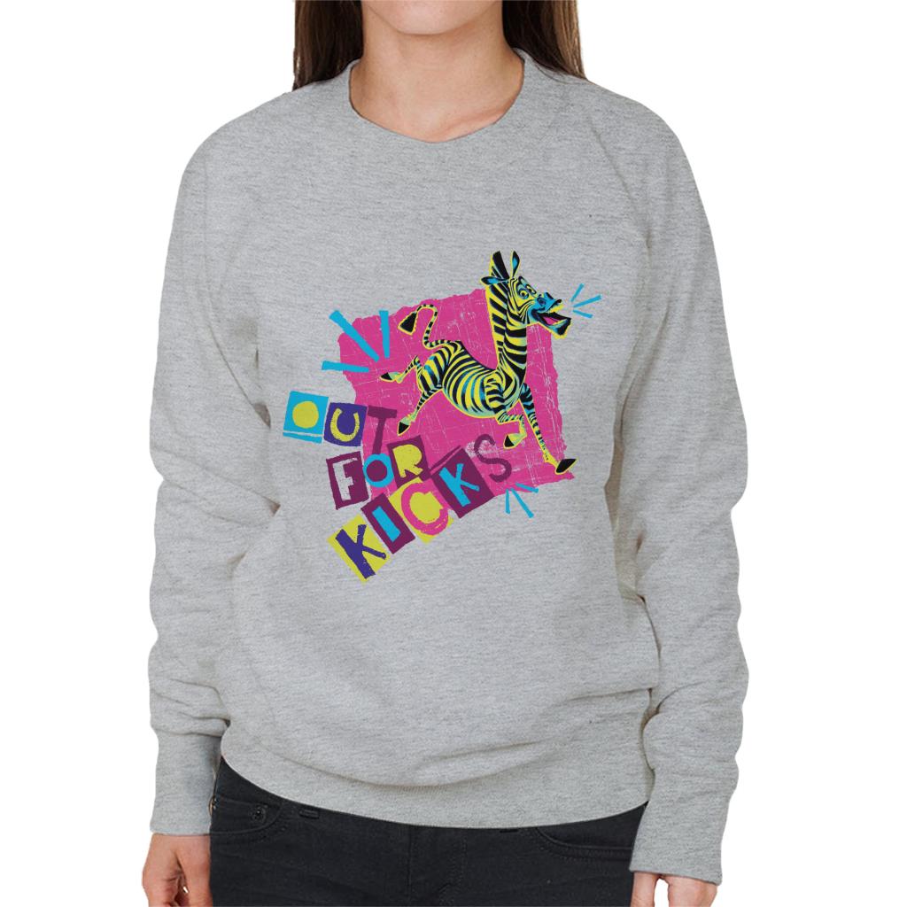 Madagascar Marty Out For Kicks Women's Sweatshirt-ALL + EVERY