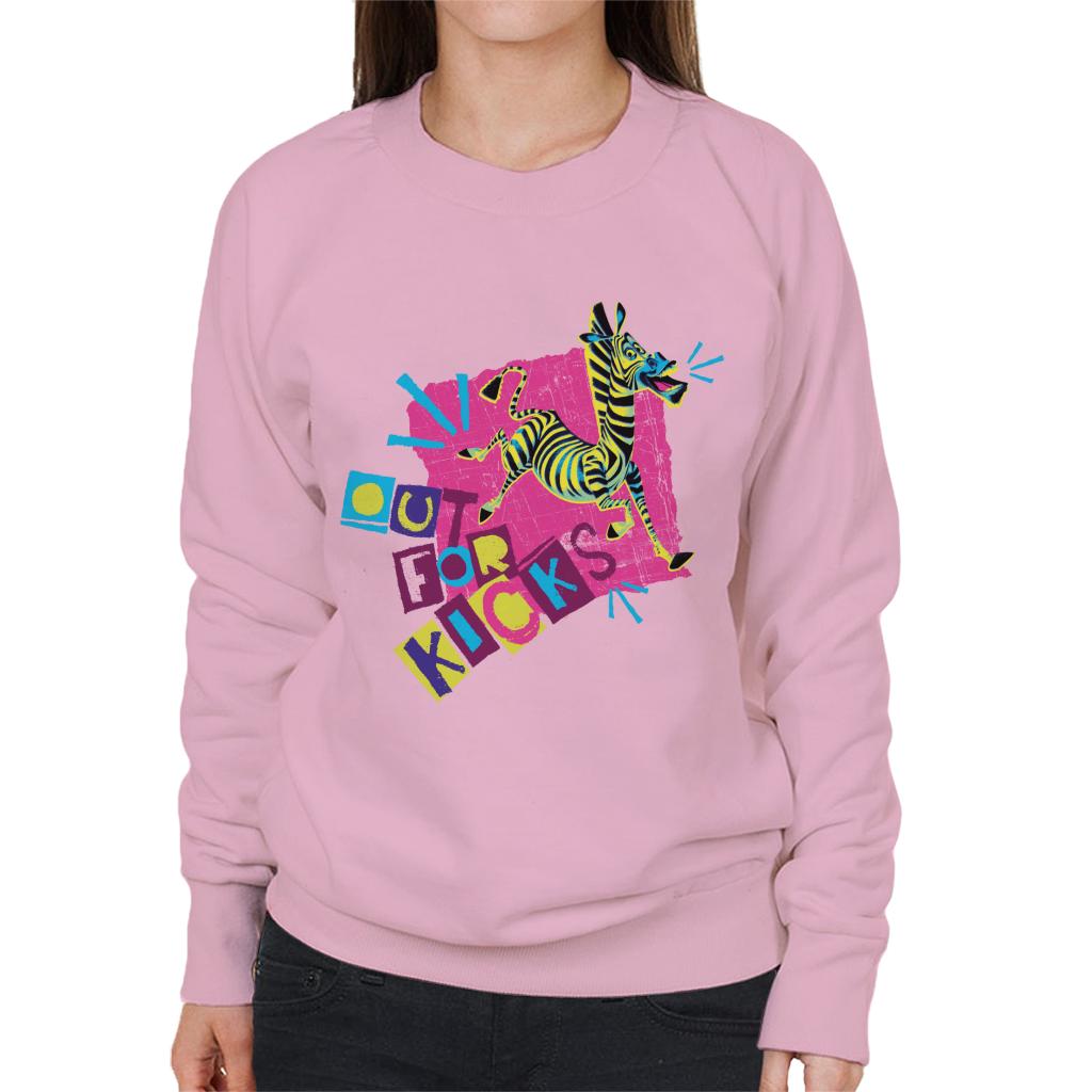 Madagascar Marty Out For Kicks Women's Sweatshirt-ALL + EVERY