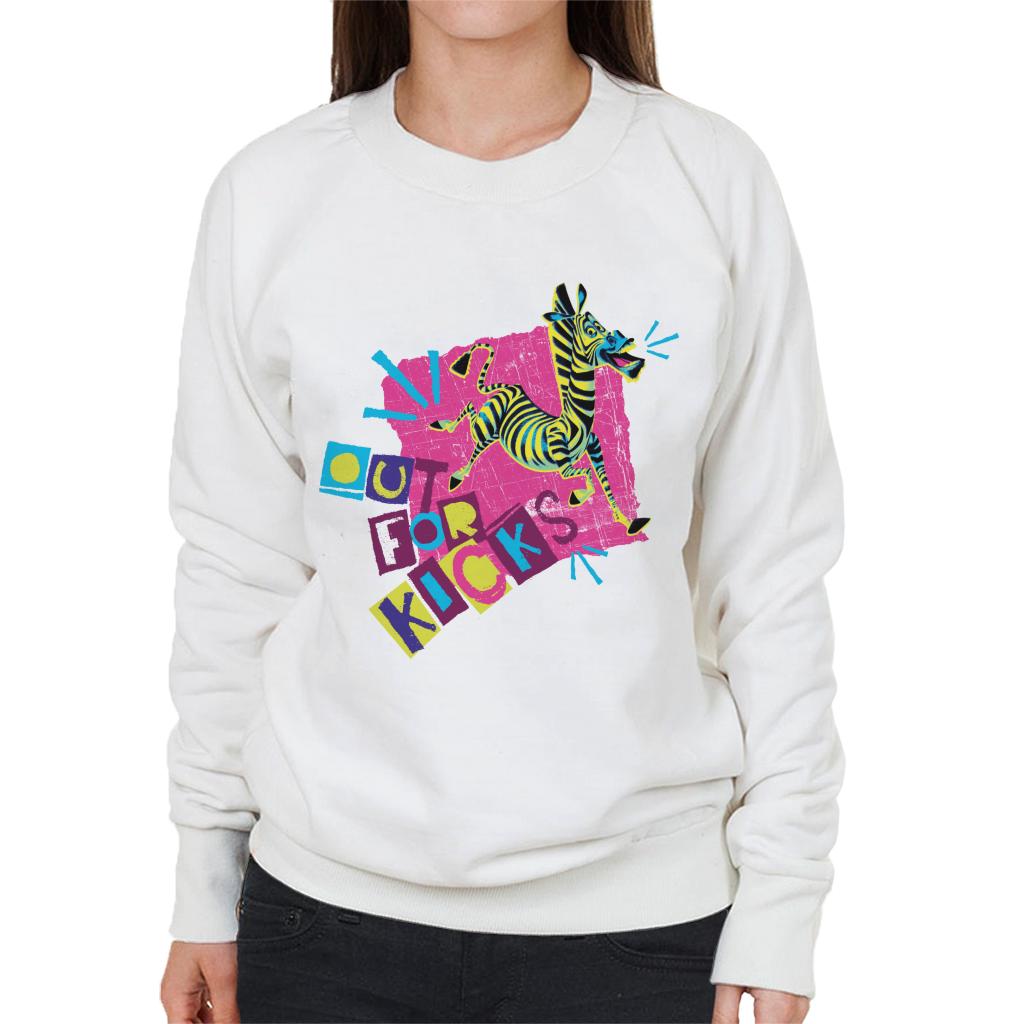 Madagascar Marty Out For Kicks Women's Sweatshirt-ALL + EVERY