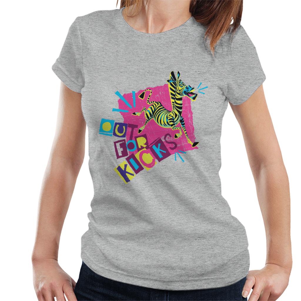 Madagascar Marty Out For Kicks Women's T-Shirt-ALL + EVERY