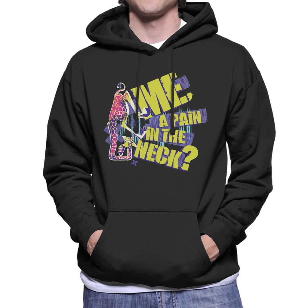 Madagascar Melman Me A Pain In The Neck Men's Hooded Sweatshirt-ALL + EVERY