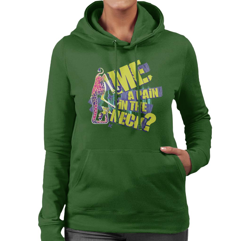 Madagascar Melman Me A Pain In The Neck Women's Hooded Sweatshirt-ALL + EVERY