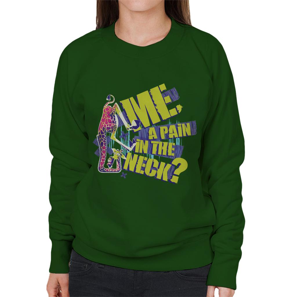 Madagascar Melman Me A Pain In The Neck Women's Sweatshirt-ALL + EVERY