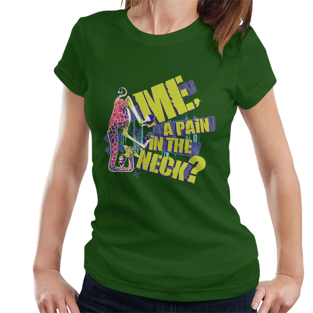 Madagascar Melman Me A Pain In The Neck Women's T-Shirt-ALL + EVERY