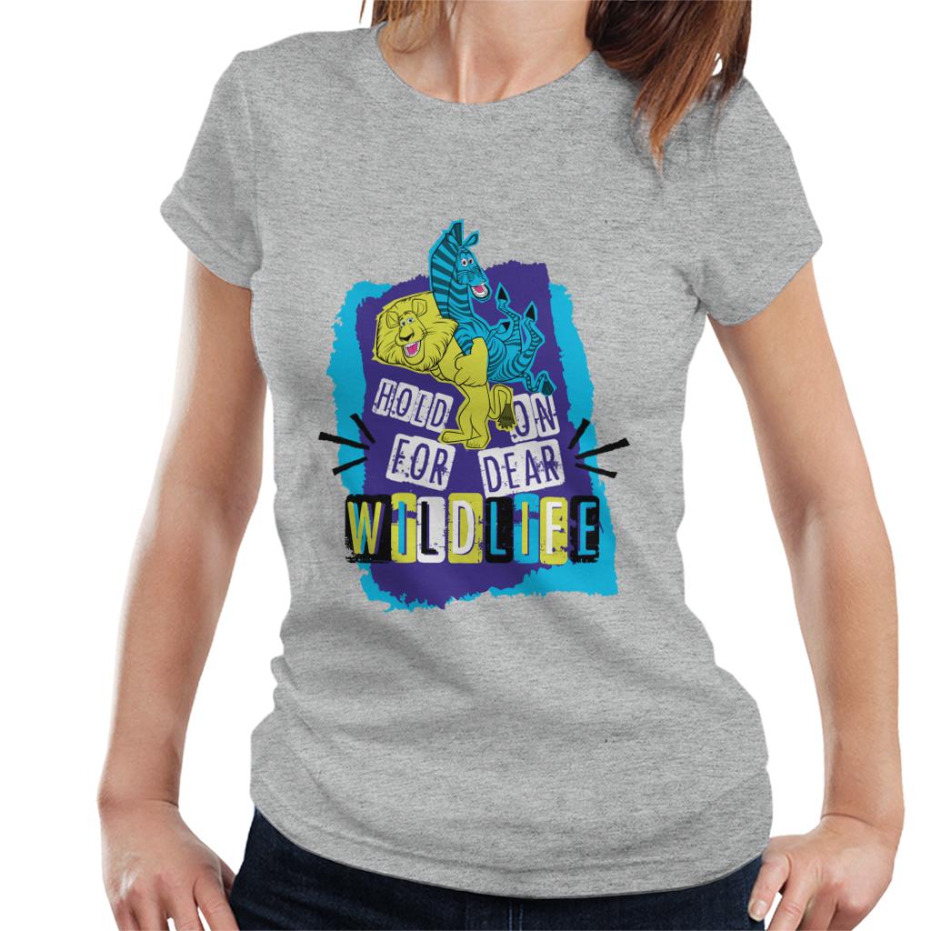 Madagascar Hold On For Dear Wildlife Women's T-Shirt-ALL + EVERY