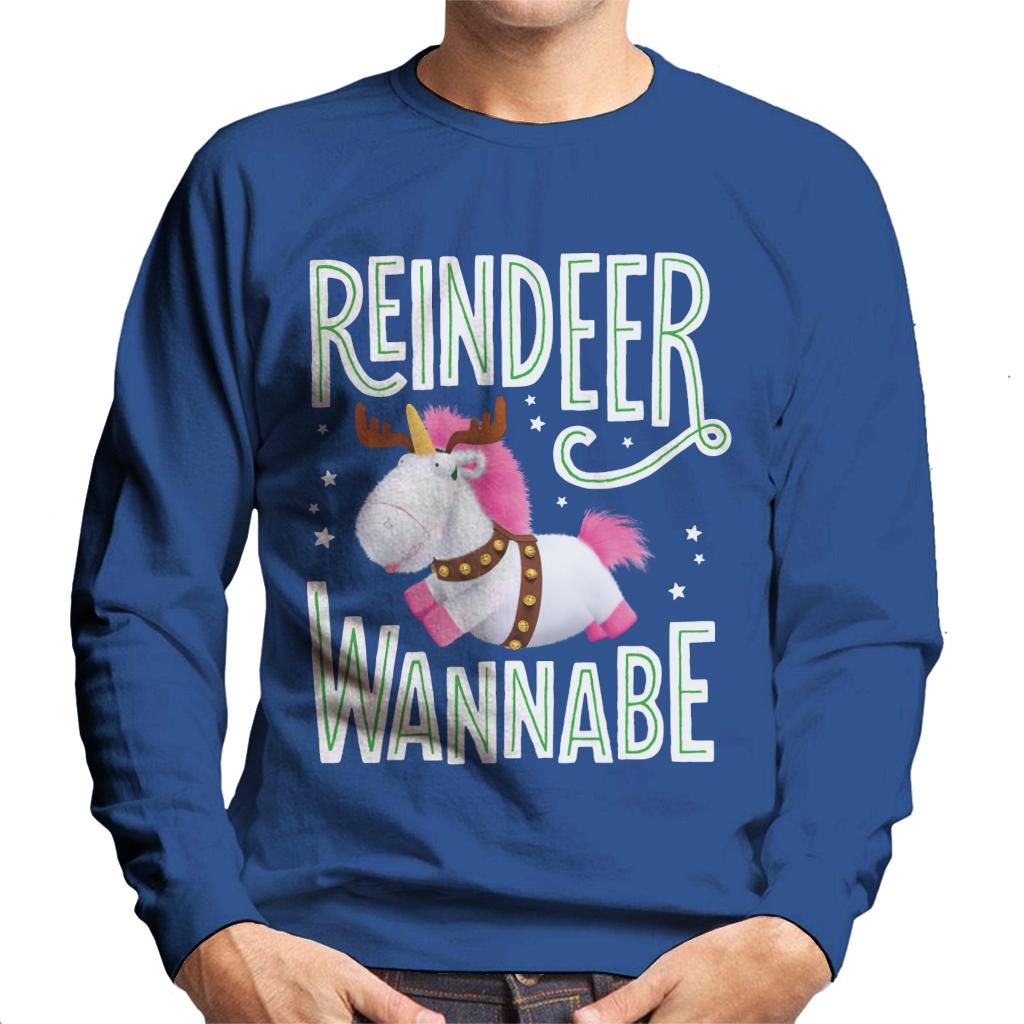 Minions Christmas Reindeer Wannabe Men's Sweatshirt-ALL + EVERY