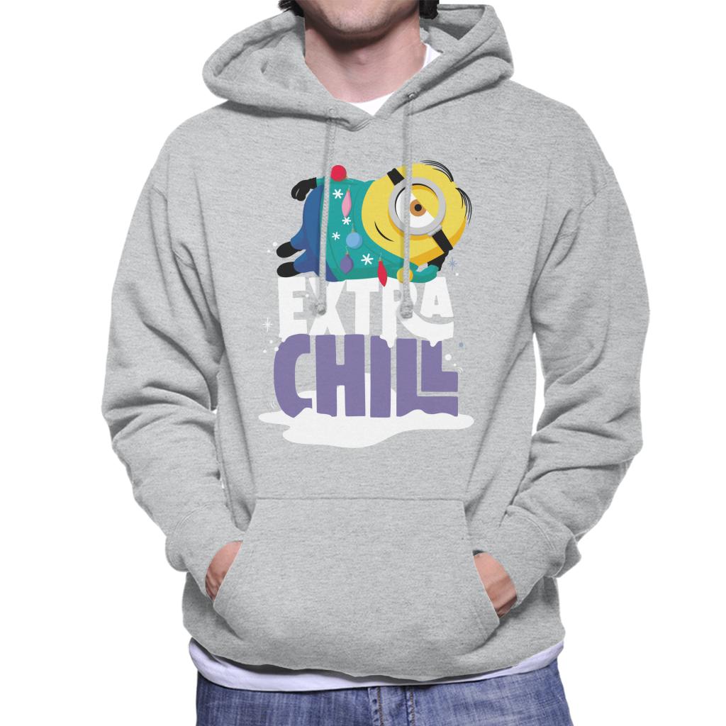 Minions Christmas Extra Chill Men's Hooded Sweatshirt-ALL + EVERY