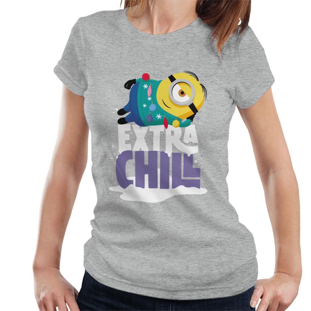 Minions Christmas Extra Chill Women's T-Shirt-ALL + EVERY