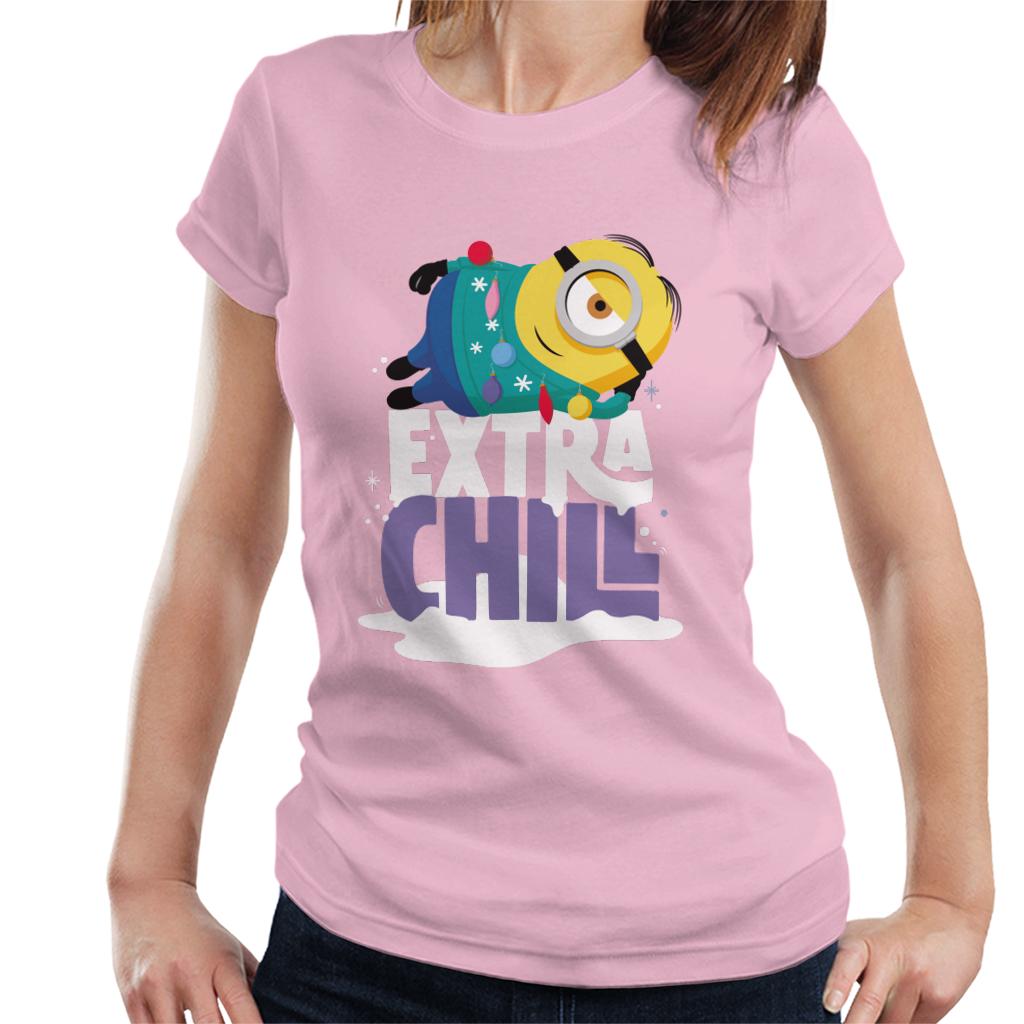 Minions Christmas Extra Chill Women's T-Shirt-ALL + EVERY