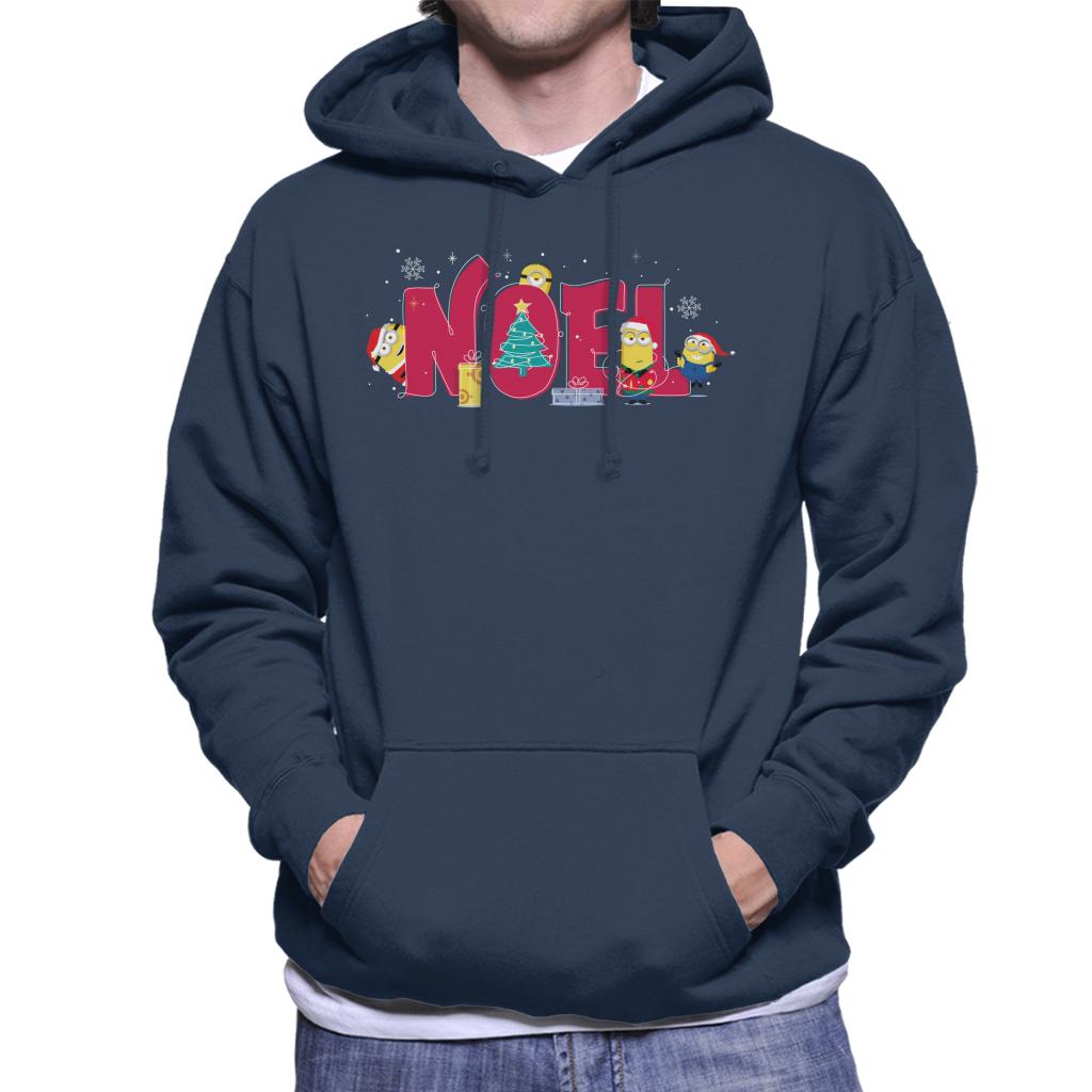 Minions Christmas Noel Men's Hooded Sweatshirt-ALL + EVERY