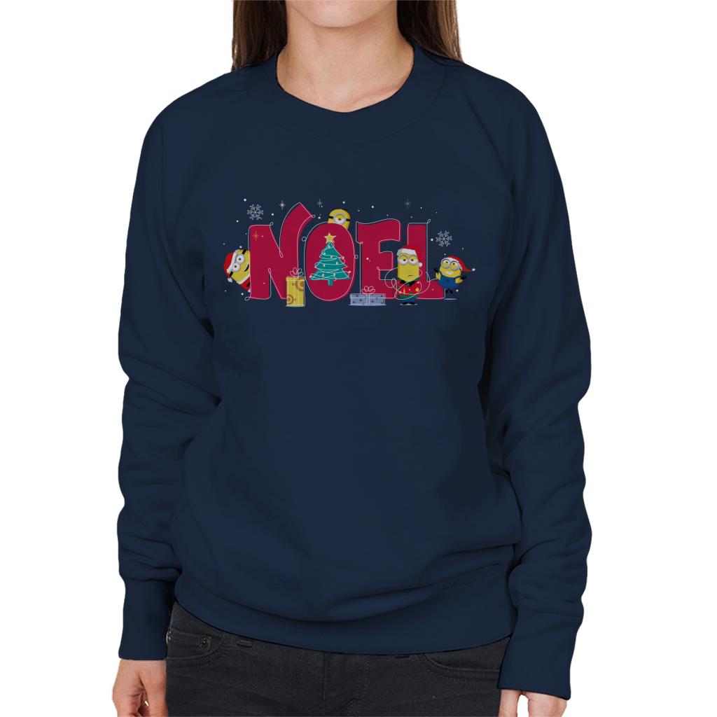 Minions Christmas Noel Women's Sweatshirt-ALL + EVERY